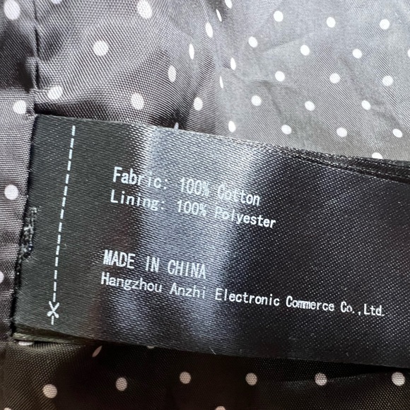 Wantdo Men's Black Cotton Lightweight Jacket Military Small Moto - Picture 7 of 9